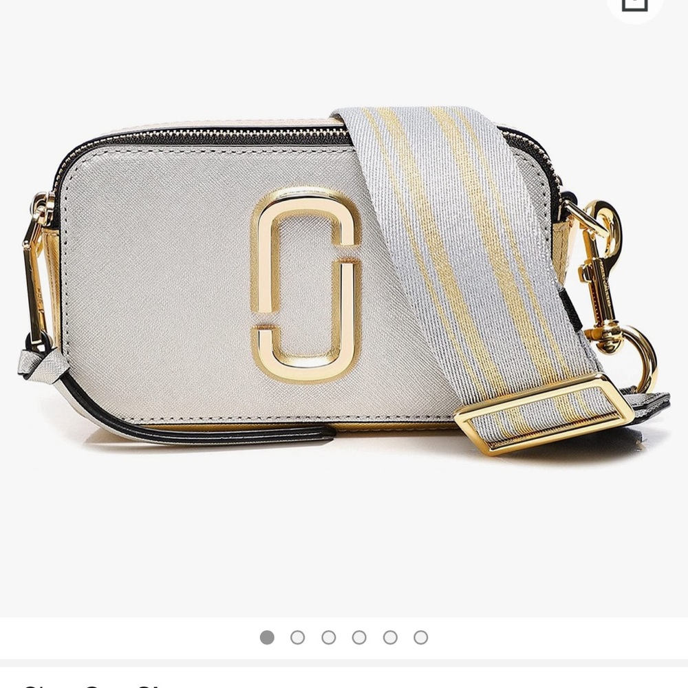 Marc Jacobs Snapshot Crossbody - Platinum Multi